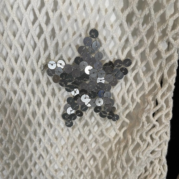 MAJORELLE White and Silver Star Mini Dress - Picture 4 of 7